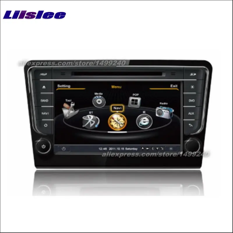 Best Liislee For SEAT Toledo MK4 2012~2015 GPS Navi Map Navigation System Radio TV DVD BT iPod WIFI HD Screen S100 Multimedia System 1
