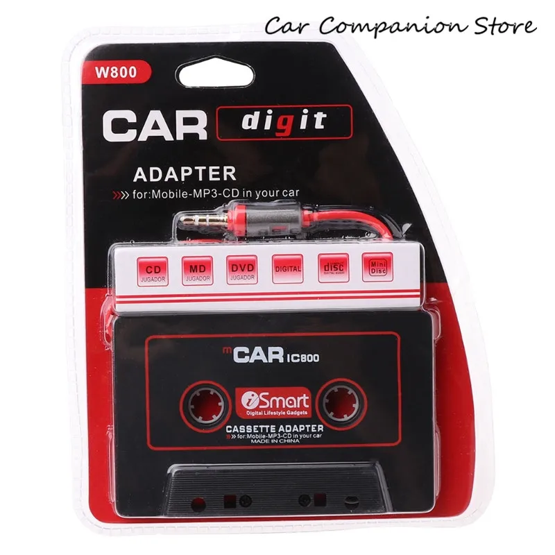 

3.5mm Car AUX Audio Tape Cassette Adapter Converter For Car CD Player MP3 Car Radios