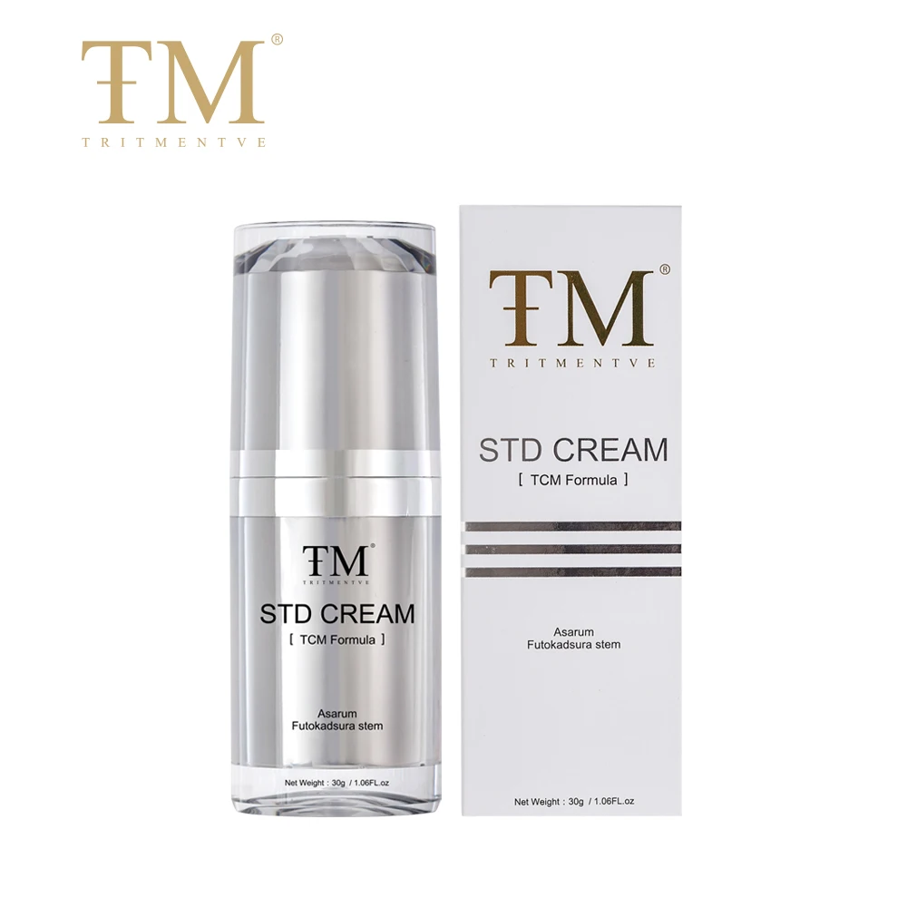

TRITMENTVE STD Cream,TCM formula, prevent most fungal growth ,Anti-inflammatory, anti-allergic and contractile blood vessels
