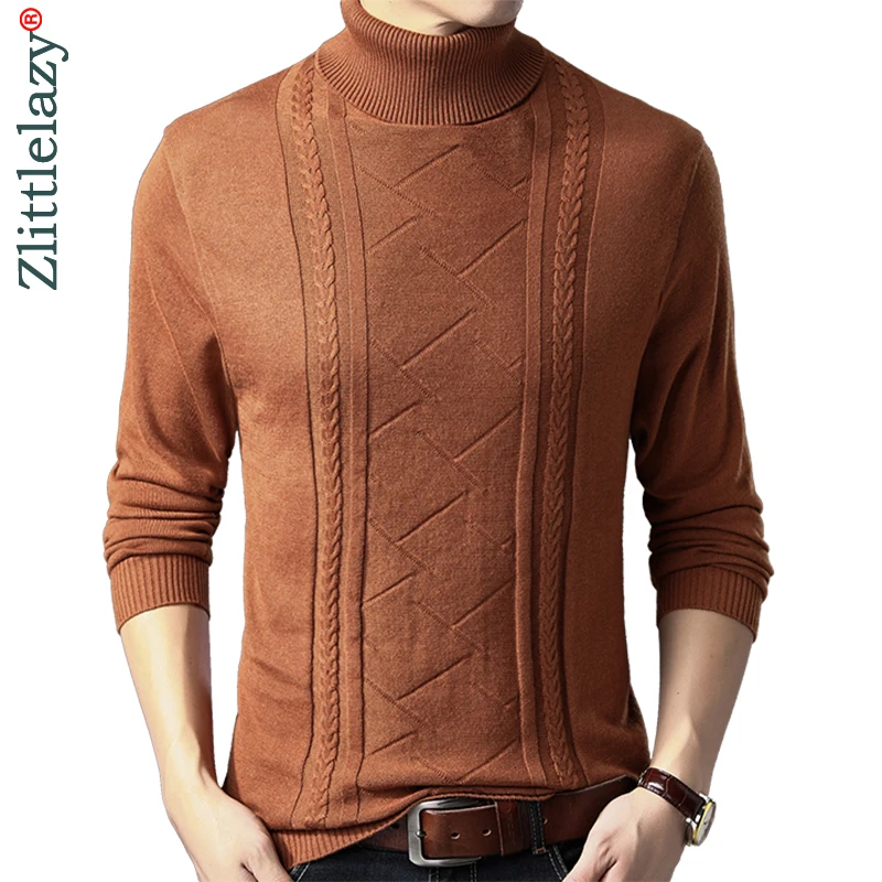 2019 brand turtleneck autumn winter warm pullover knitted
