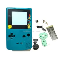 Лидер продаж полный набор для nintendogbc Корпус В виде ракушки для gameboy Цвет Замена В виде ракушки крышка с ограниченной Экран объектив версия Голубой Цвет