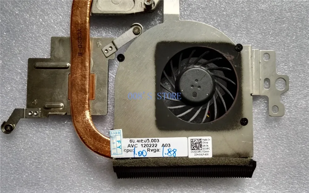 Кулер для ноутбука вентилятор/радиатор Dell Inspiron 15R N5110 M5110 M511r Дискретная
