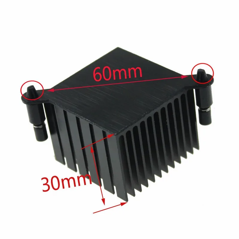 Dissipador de Calor para Computador pc 20 Tamanhos 38x38x30 mm Alumínio Faça Você Mesmo Ponte do Sul Northbridge Grades de - Imagem 6
