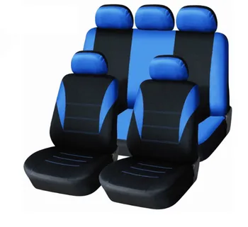 

Blue wing Style Car Seat Covers Set Mesh Cotton Universal Fits Most Cars Covers Car Seat Protector
