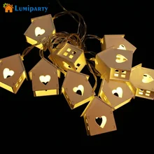 LumipartyBattery управление Led String 10 шт. дом формирование Сказочный светильник для рождественских украшения светильник s наружное украшение комнаты