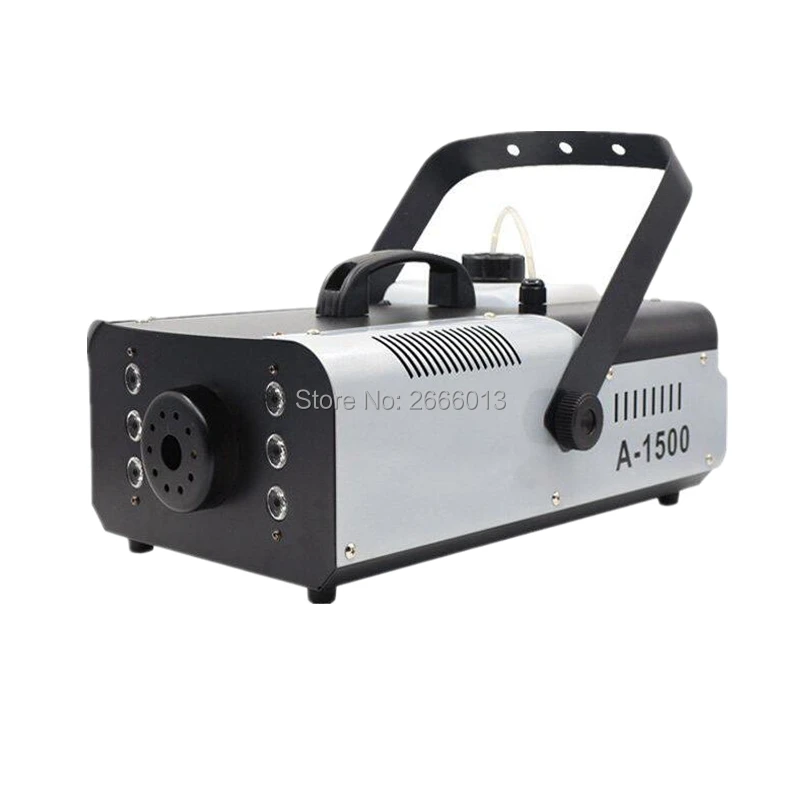

1500W Fog Machine With 6pcs RGB 3in1 LED Lights/Remote And Wire Control Stage LED Smoke Machine/Stage Fogger Bar KTV DJ Lighting
