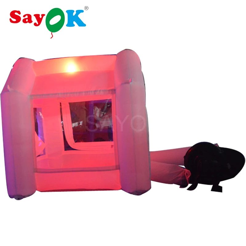 Hot sale inflatable money booth machine inflatable cash cube with led lights Hot sale inflatable money booth machine inflatable cash cube with led lights