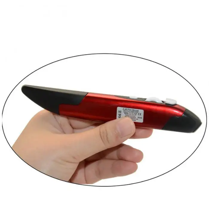 2,4G Беспроводная оптическая USB карманная ручка для рисования Мини ПК мыши@ JH