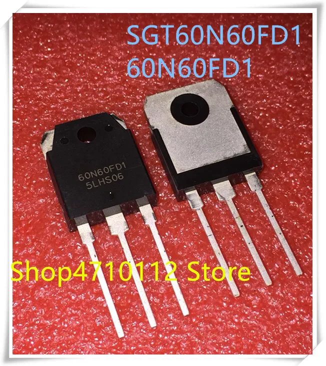 NEW 10PCS LOT SGT60N60FD1PN SGT60N60FD1 60N60FD1 TO 3P IC
