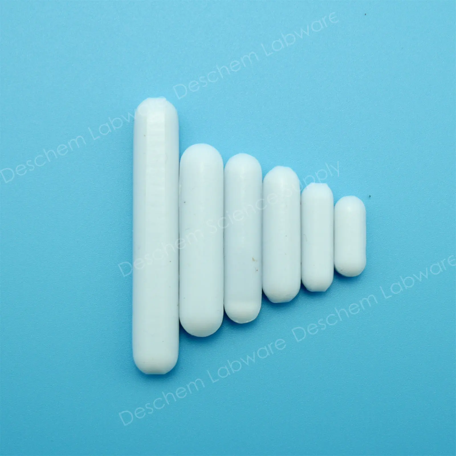 

6 PCS New Magnetic Stirrer Mixer Bar,TYPE C PTFE Cover Stir Bar