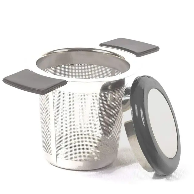 Fine Mesh Tea Strainer For Filtering Loose Leaf Grain Tea Cups