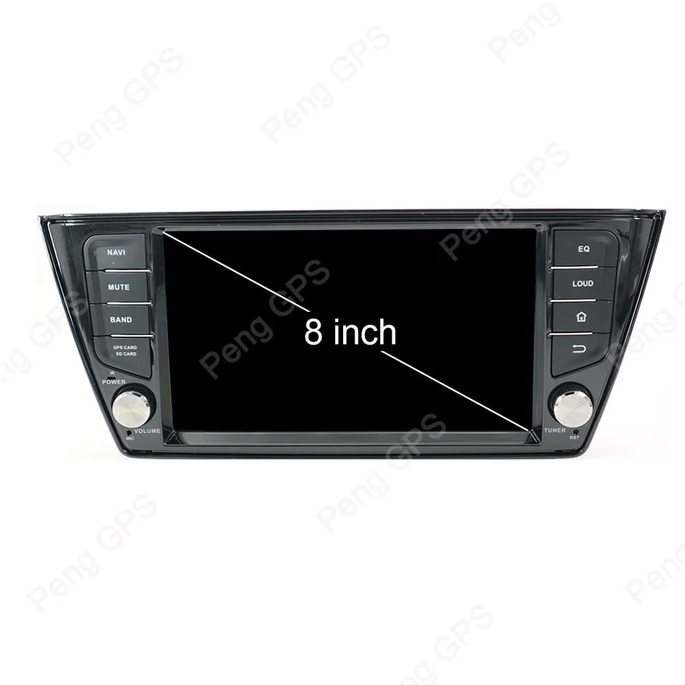 Excellent 2 Din Android 8.0 Car CD DVD Player 8Core GPS Navigation for VW Skoda Fabia 2015-2017 Stereo 1080P HD Screen Autoradio Headunit 5