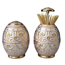 Дизайн металлическая винтажная Автоматическая Подставка Для Зубочисток цинковый сплав Металлический Диспенсер Для Зубочисток Коробка органайзер Европейский StyleHG0019