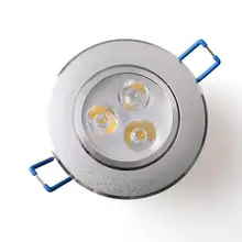 9 Вт 3x3 Вт AC100-245V светодиодные светильники встраиваемые свет Нет затемнения холодный белый теплый белый светодиодные лампы для главная Decration Освещение в помещении