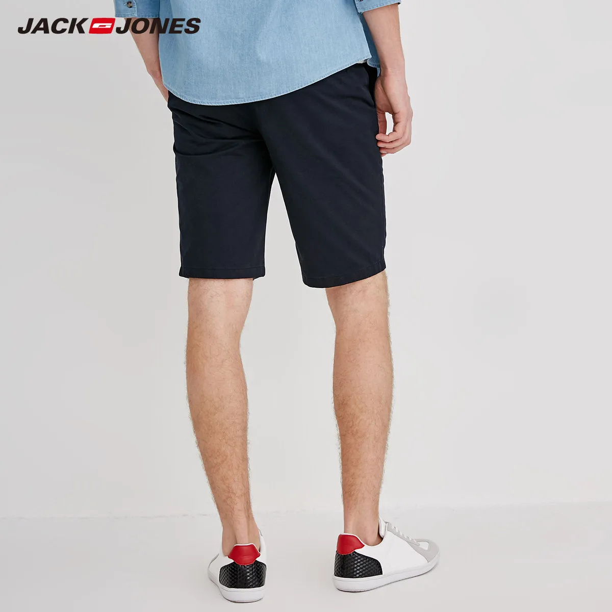 JackJones Весна Лето Новые мужские хлопковые Свободные повседневные короткие брюки | 218215503