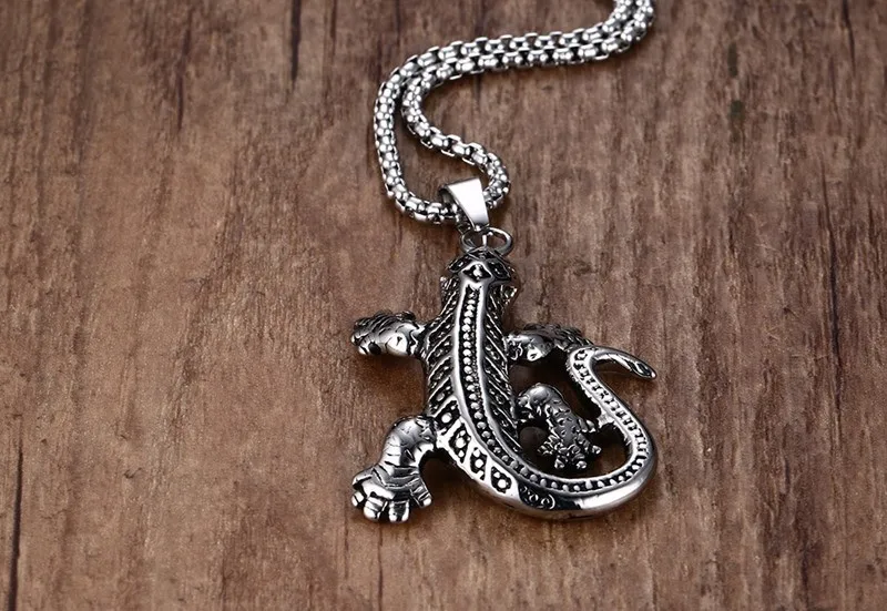 "LizNeck" - stainless steel Lizard Necklace 5 "LizNeck" - stainless steel Lizard Necklace 5