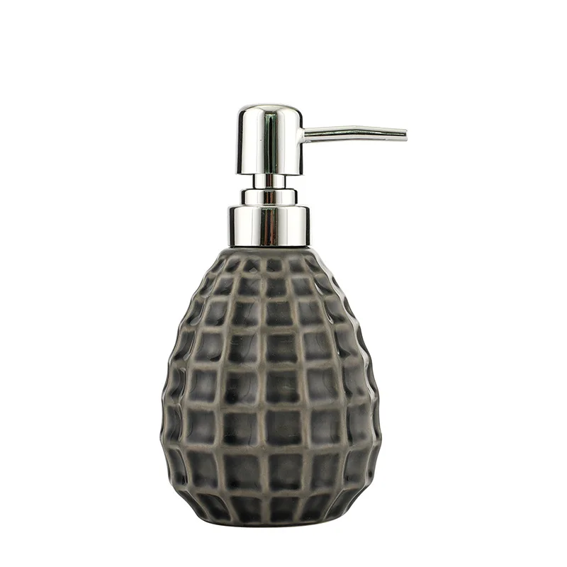 Bathroom Ceramic Hand Sanitizer Bottle/Liquid Soap Dispenser Minimalist 3-Color Diamond style Bathroom Lotion Bottle Bathroom Ceramic Hand Sanitizer Bottle/Liquid Soap Dispenser Minimalist 3-Color Diamond style Bathroom Lotion Bottle