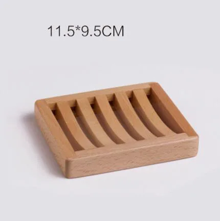 Деревянные Творческие деревянные ложки мыльница мыло коробка мыло ручной работы держатель для ванной комнаты из твердого дерева канализация мыльница A01 - Цвет: 10