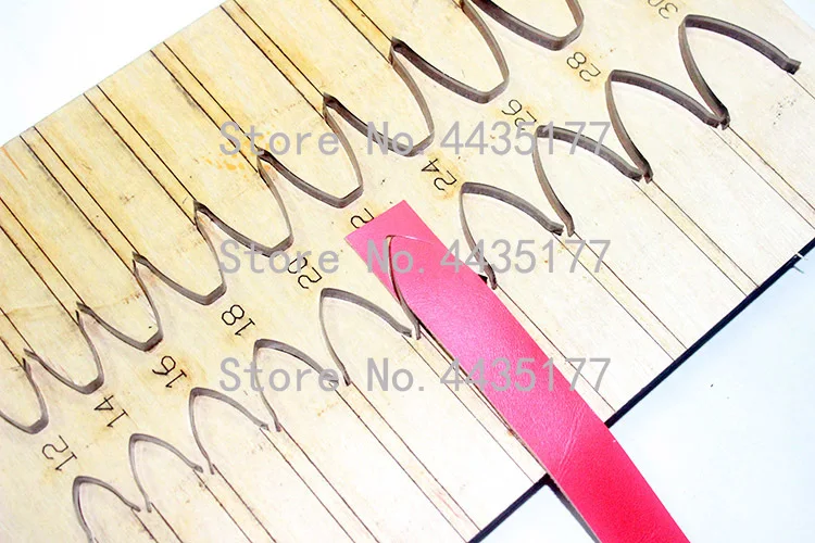 Японское стальное лезвие Сделай Сам кожевенное ремесло часы ремень концевой формы режущий нож формы деревянные штампы ручной удар инструмент мульти размер