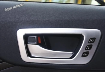 

Lapetus Matte Interior Refit Kit For Toyota Highlander / KLUGER 2014 - 2019 Inner Door Handle Bowl Frame Decorative Cover Trim