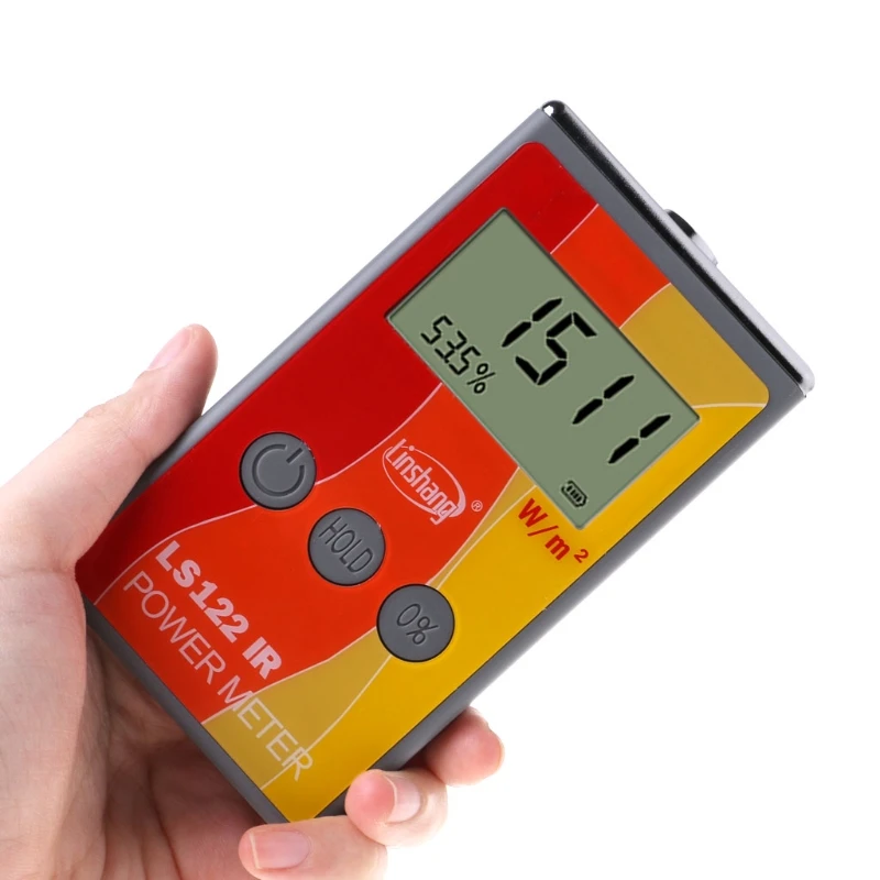 OOTDTY LS122 IR Solar Power Meter infrared intensity with Rejection Value Energy Tester OOTDTY LS122 IR Solar Power Meter infrared intensity with Rejection Value Energy Tester