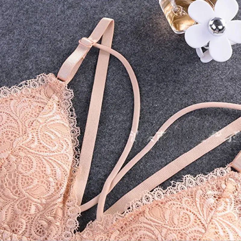 Для женщин женские Strappy Мягкий Тонкий Бюстгальтер Bralet Мягкий Бюстгальтер Растениеводство Топы