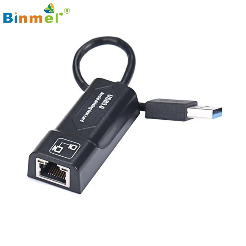 Binmer Ethernet cетевой адаптер LAN USB 3,0 до 10/100/1000 гигабитный RJ45 1000 Мбит/с Mar10 MotherLander