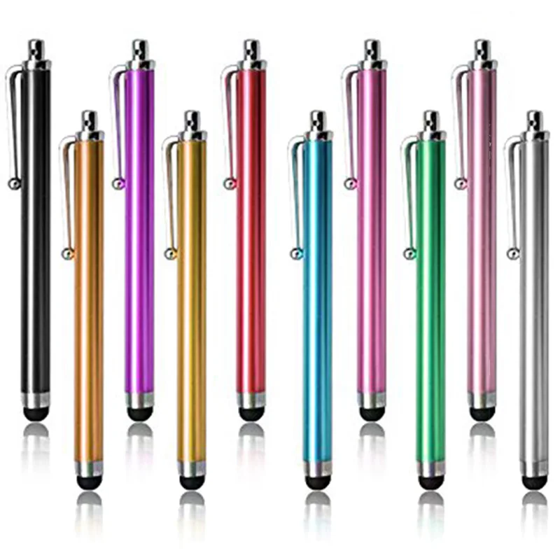 10 Mixed Colors Pack of 10 Tablets Stylus Pen for iPhone Samsung LG HTC