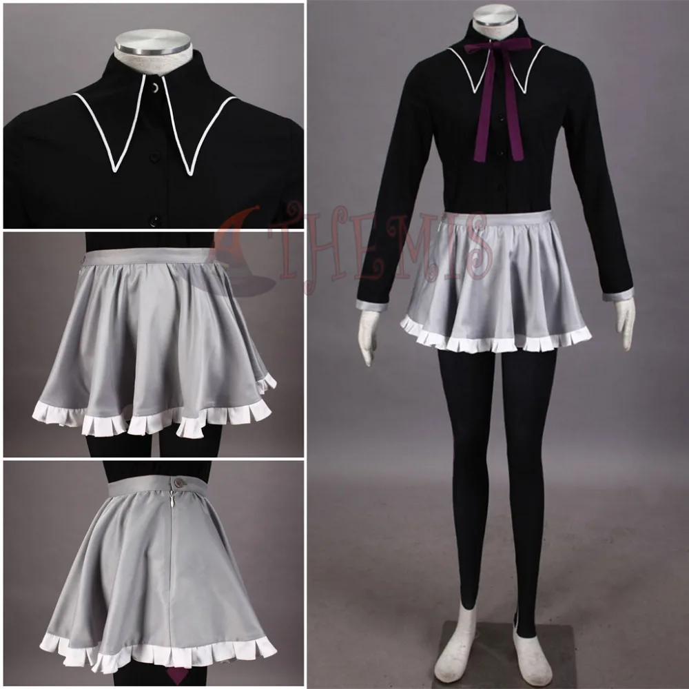 Athemis Puella Magi Madoka Magica маскарадный костюм Akemi Homura волшебное зимнее платье для девочек