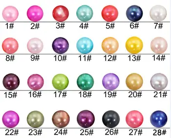 

30Pcs 6-7MM/7-8MM Akoya Wish Pearls Mix 28 Colors, Pearl Round Beads Loose Beads for DIY Jewelry making PJW314