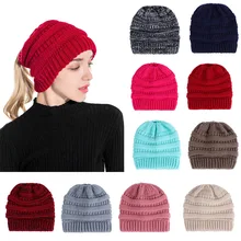 15 шт/лот SINGYOU зимняя женская шапка без топа Лыжная вязаная шапочка Женская зимняя теплая однотонная шляпа капот Femme