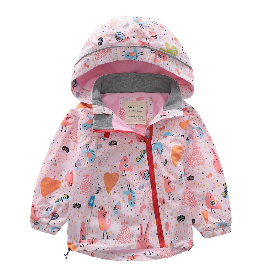 M109 Spring Autumn Winter Thick Polar Fleece Lining Jacket Hoodies Girl