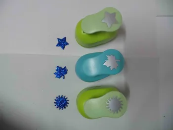 

3pcs(2.5cm) sun,star,maple shape craft punch set Punch Scrapbooking school Paper Puncher eva hole punch free shipping