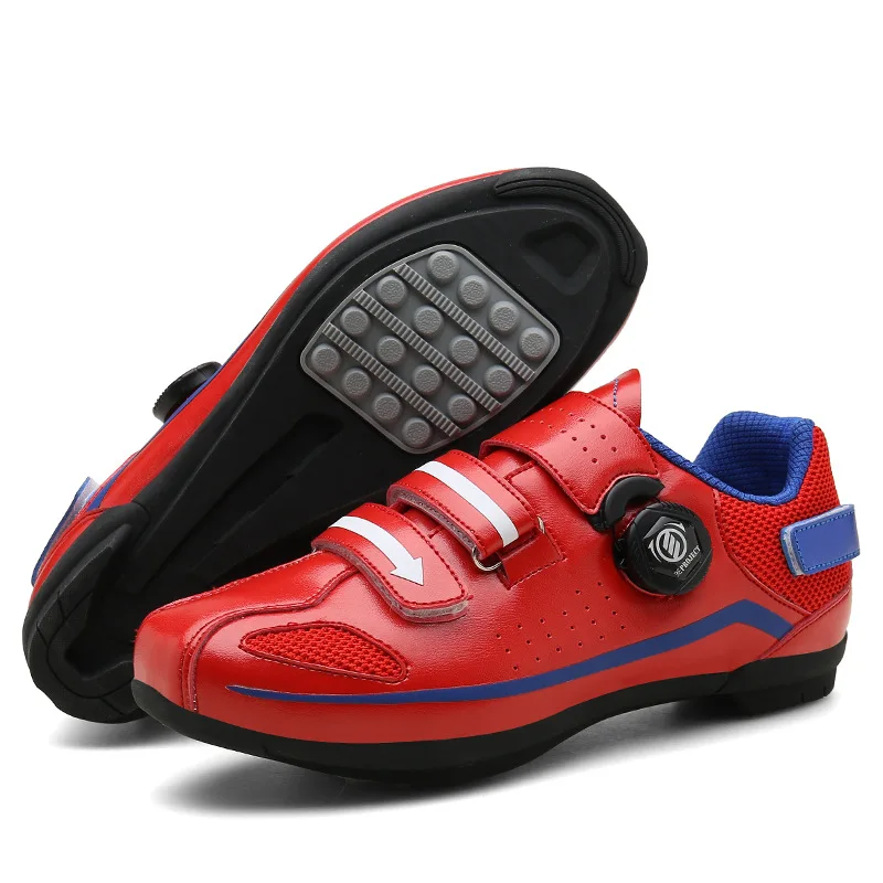 

Men's Cycling Shoes Women Road Bike Shoes Bike Bicycle MTB Shoes Reflective Cycle Sneaker Triathlon Racing Non-lock Shoes
