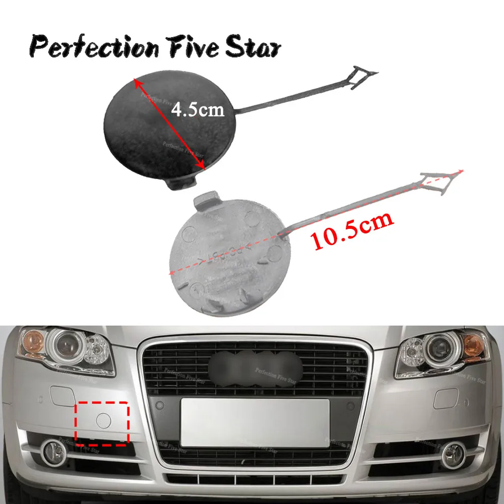 

8E0807241C Tow Eye Hook Cover Cap Front Bumper Random Color For Audi A4 B7 S4 A4 Quattro 2005 2006 2007 2008