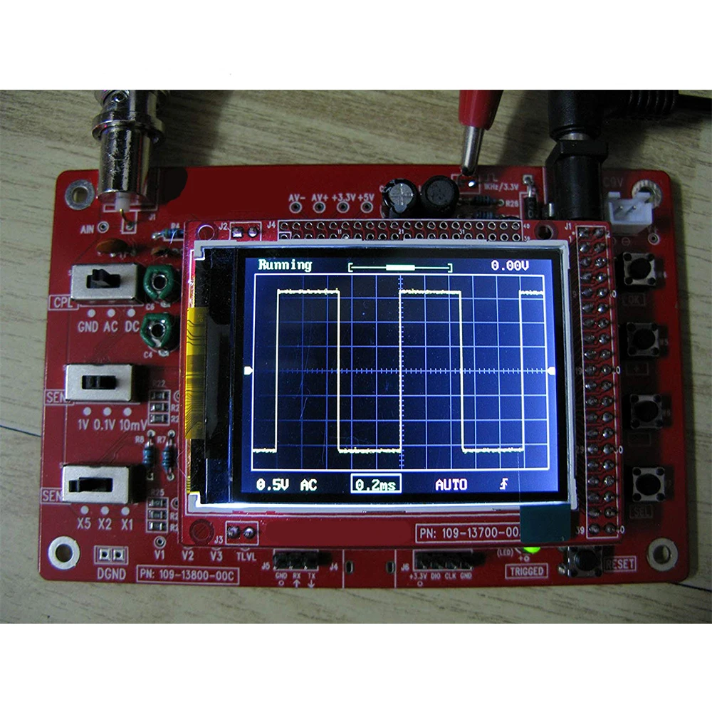 DSO138 2," TFT карманный цифровой осциллограф комплект diy части ручной+ акриловый DIY чехол оболочка для DSO138