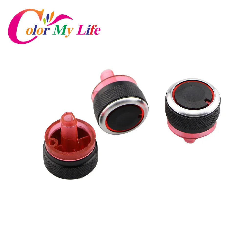 

Color My Life Car Air Conditioning Heat Control Switch Button Knob For Peugeot 206 207 2006-2011 For Citroen C2 2007-2011 Parts