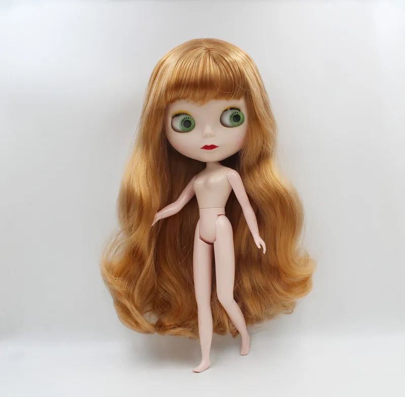 BJD шарнир RBL-760 DIY Обнаженная кукла Blyth подарок на день рождения для девочки 4 цвета большие глаза куклы с красивыми волосами милая игрушка