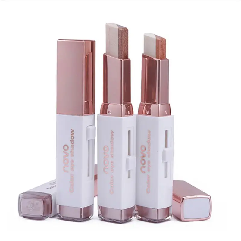 

Double Colors Gradient Eye Shadow Stick Matte Velvet Shimmer Eyeshadow Bar Makeup Eyes Cosmetic