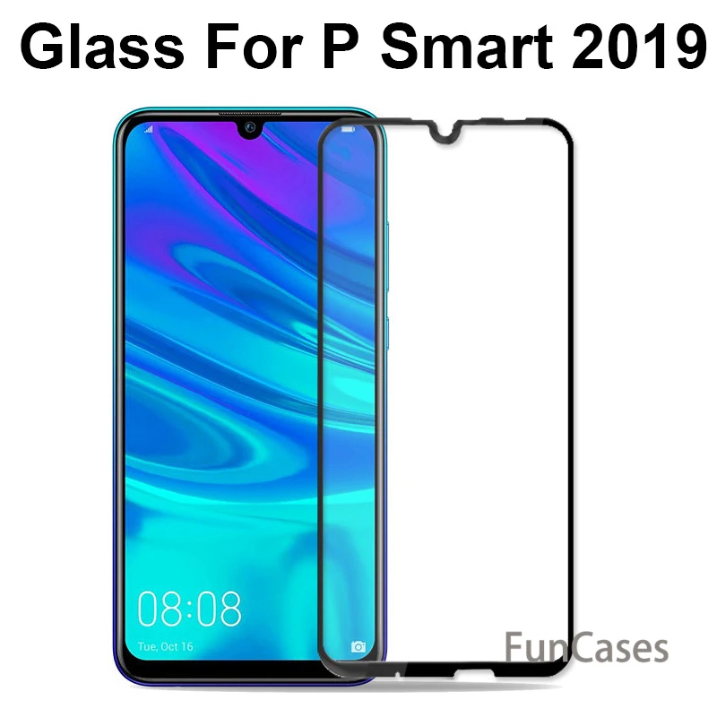 Закаленное стекло для huawei p smart 2019 стеклянная Защитная крышка экрана smat p-smart