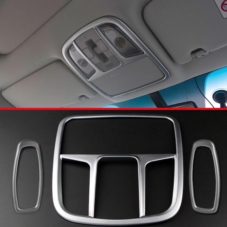ABS Pearl Chrome Interior lights Reading lights Trim Cover For KIA K5