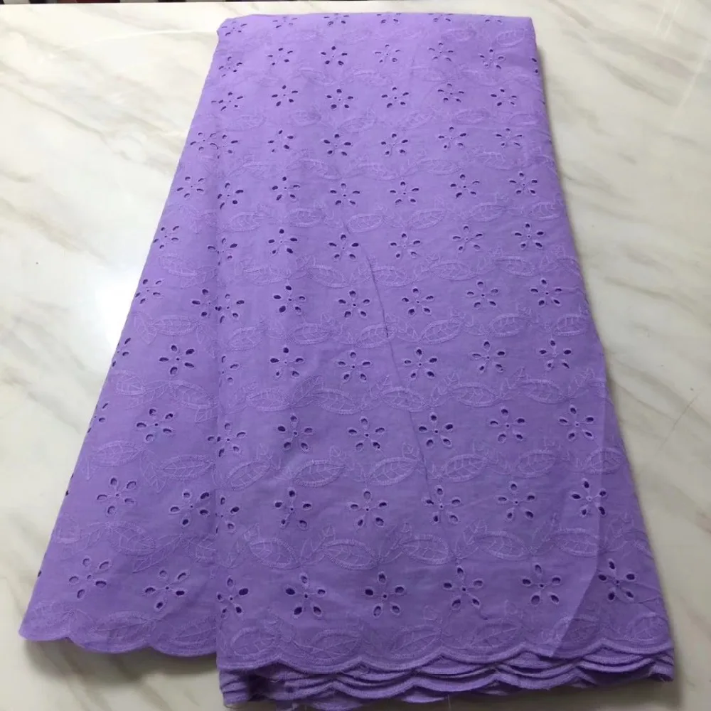 

2018 Latest Nigeria Swiss Laces High Quality Swiss Voile Laces Switzerland Cotton African Dry Lace Fabric For Man Women