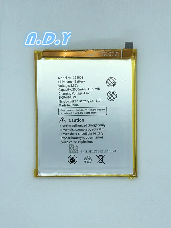 Vernee M5 178003 Battery 3000mAh Original New Replacement accessory accumulators For VERNEE M5 Phone