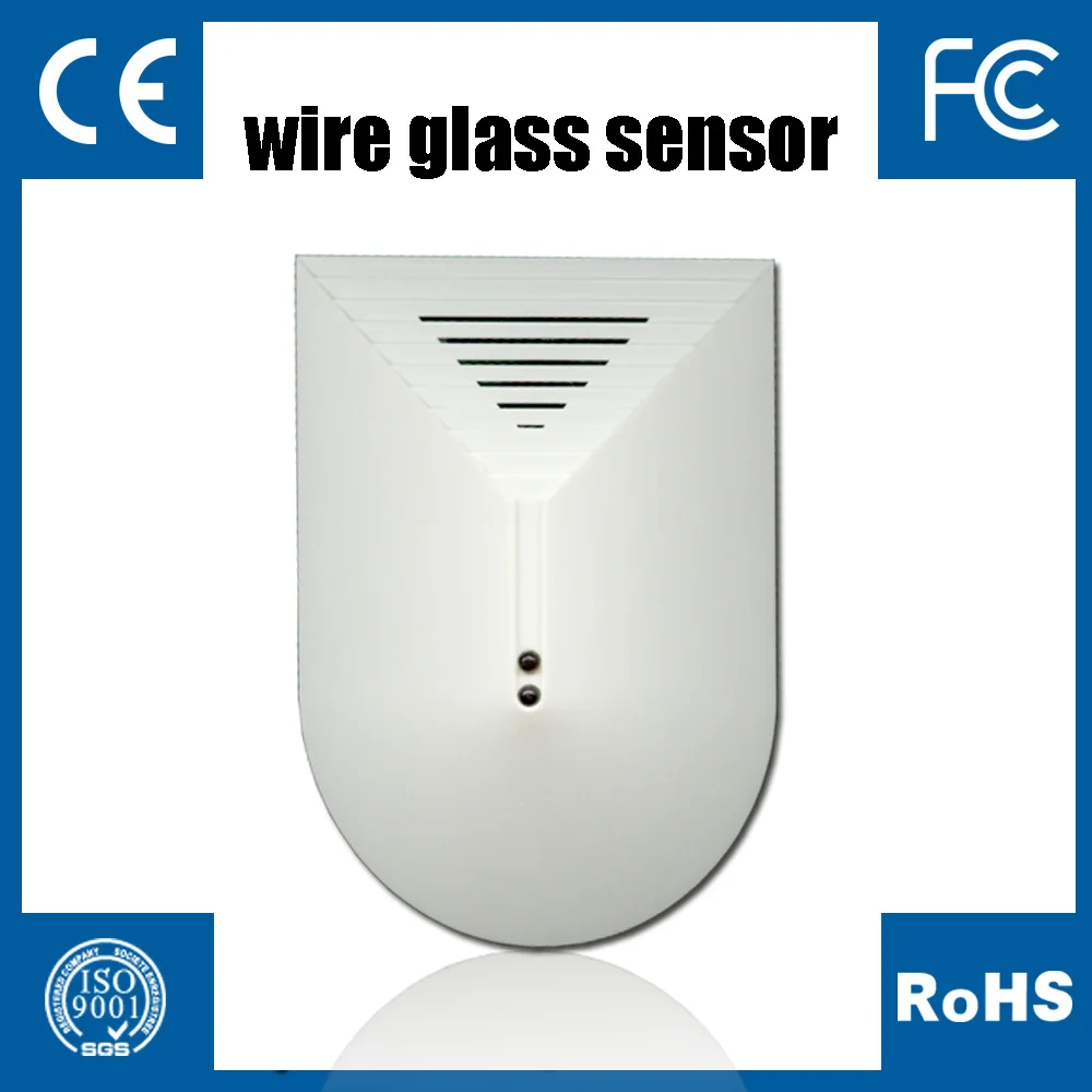 Free shipping PA 456 wired Glass break detector vibration sensorin