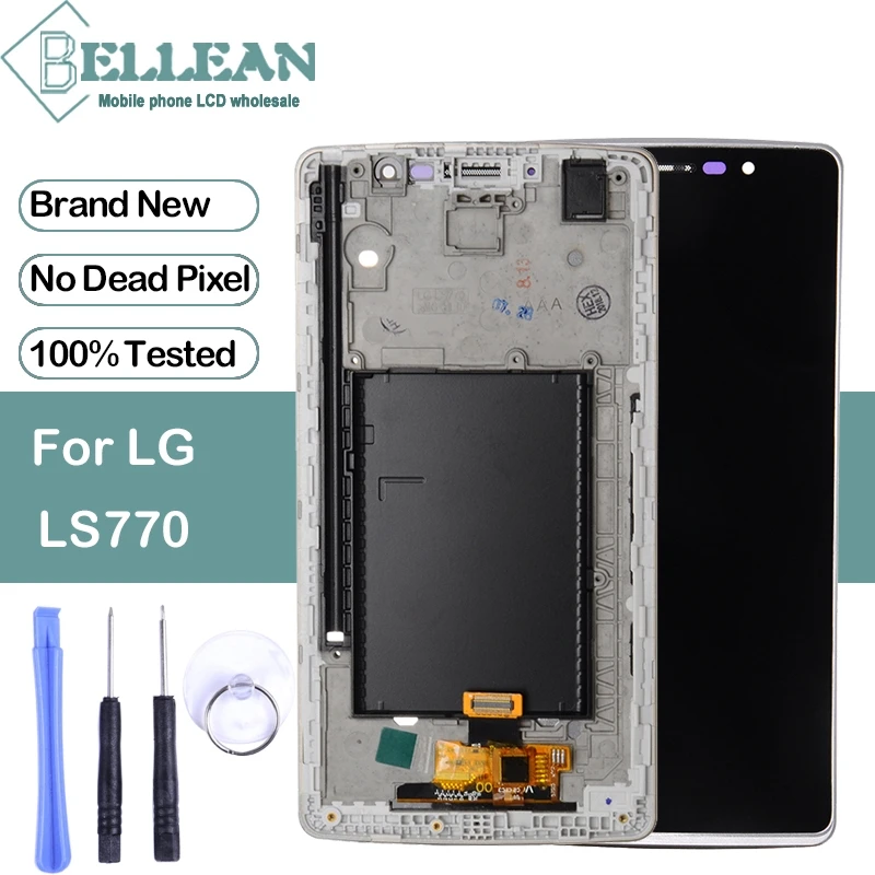

Dinamico LS770 Lcd For LG G4 Stylus Lcd With Touch Screen Digitizer Assembly H540 H542 H540F Display With Frame Free Shipping