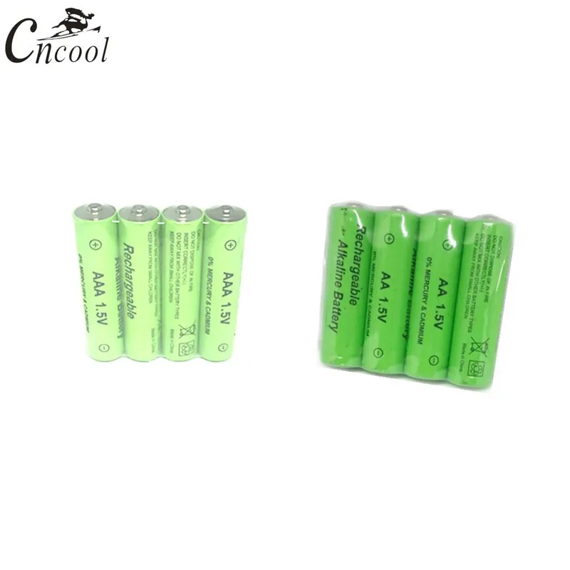 

Cncool 4+4 pcs 1.5V AA + AAA Alkaline battery for led light toy mp3 rechargeable battery for Russia free shipping