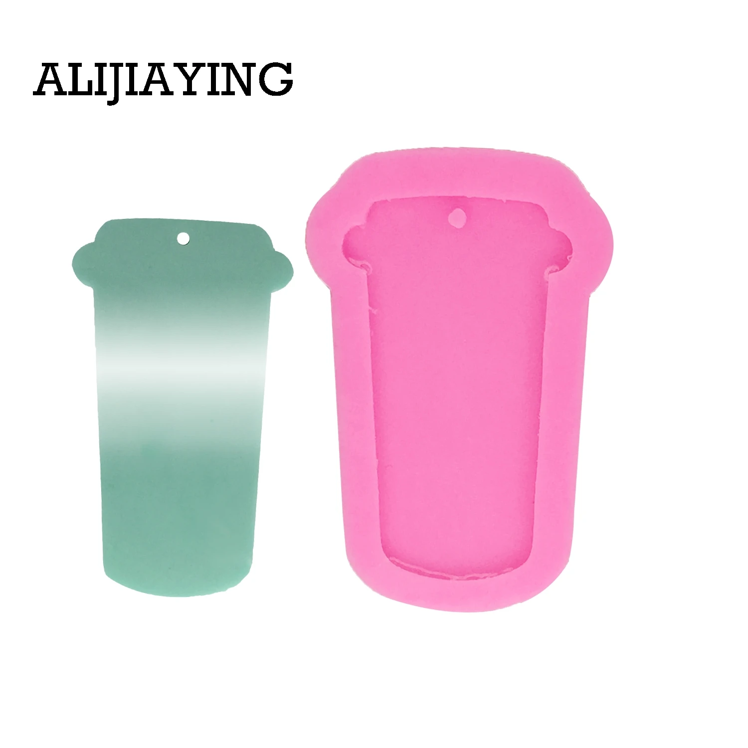 

DY0051 DIY shiny cup shape silicone mold Silicone key ring mold Silicone Tumbler Mold for Key Chain