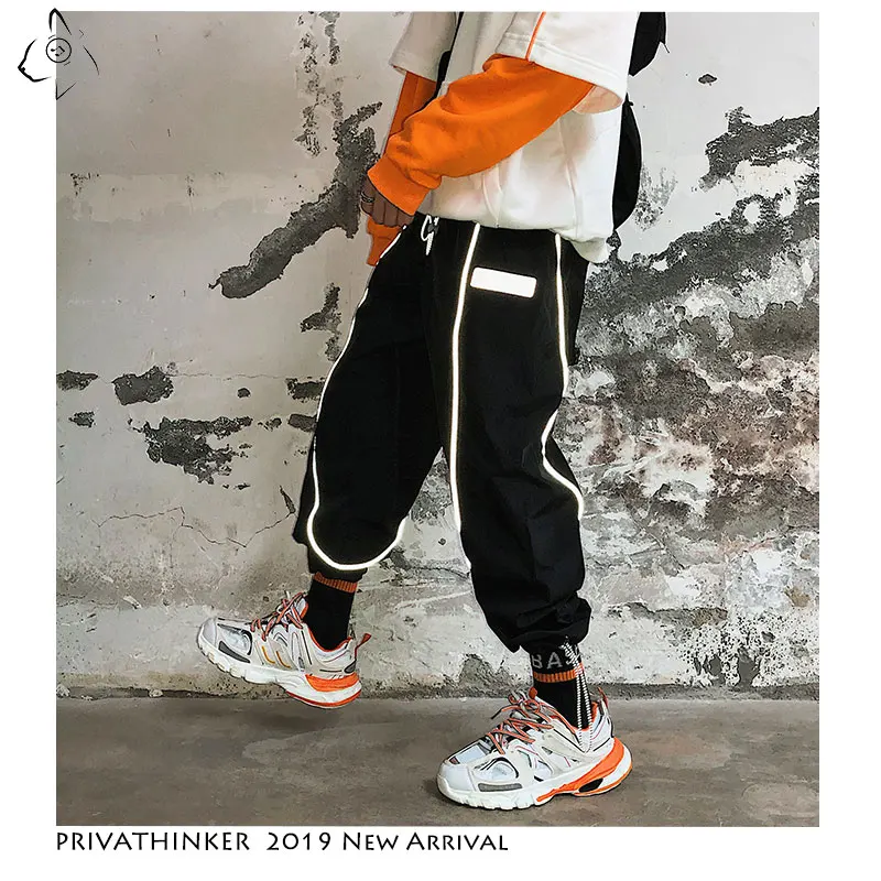  Privathinker Man New Hip Hop 2019 Casual Joggers Streetwear Mens Army Fitness Pants Male Summer Ref