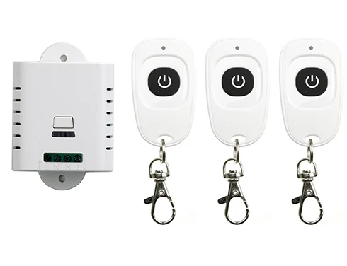 

AC85V 110V 120V 220V 250V 1CH Wireless Remote Control Switch System Receiver & 3pcs one-button waterproof Remote 315mhz/433mhz