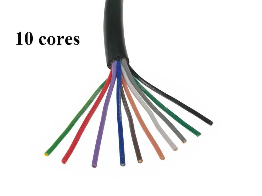 10 Core Silicone Cable Wire Copper T12 OLED Station Case Electronic Solder Iron Controller Soldering Station Handle Iron Tips (10)